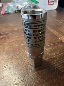 Sears Craftsman 43324 G 5/8" Spark Plug Socket 3/8" Drive 6 Pt USA. B2 - Picture 1 of 1