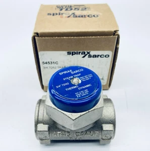 SPIRAX SARCO 54531C 3/4" TD52 TRAPPOLA A VAPORE TERMODINAMICA 600 PSIG BLU FREDDO - Foto 1 di 13