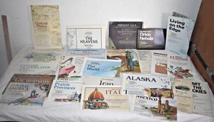 Lot Of 23 Various National Geographic Supplements & Maps - Picture 1 of 12