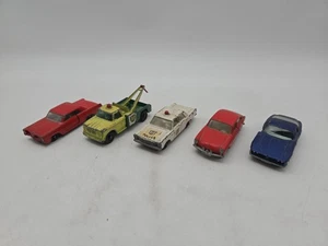 Konvolut Matchbox Series Pontiac VW 1600TL ISO Grifo Ford Galaxie Wreck Truck - Bild 1 von 4