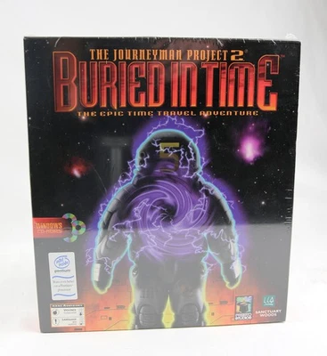 SEALED 1995 The Journeyman Project 2 Buried in Time Big Box PC - Image 1 of 4