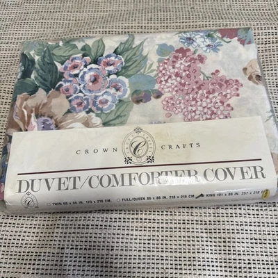 Funda nórdica/edredón Crown Crafts King de colección floral núcleo de cabaña Shabby Chic EE. UU. Foto 1 de 4