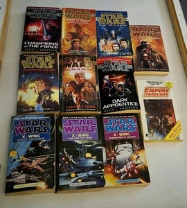 Star Wars Vintage Romane gemischt Konvolut 11 Taschenbücher verschiedene Autoren - Bild 1 von 5