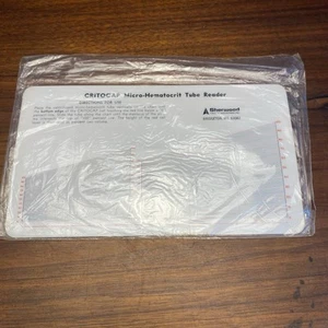Critocap Micro-Hematocrit Tube Reader Sherwood Medical Industries Inc - Imagen 1 de 8
