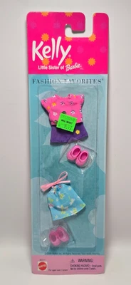 2000 Kelly Little Sister Of Barbie Fashion Favorites 2 Outfits Sealed #68777 - Image 1 of 4