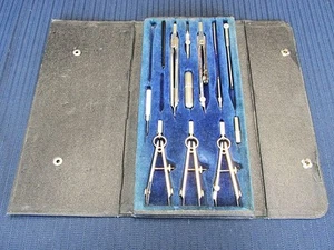 VINTAGE TACRO MODELL #217 13-TEILIGES ZEICHNUNGSTECHNIK-SET - Bild 1 von 8