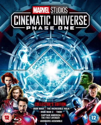 Marvel Studios Cinematic Universe: Phase One Blu-ray (2017) Robert Downey Jr., - Image 1 of 2