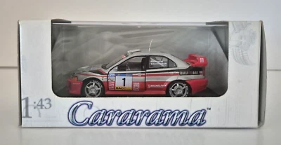 CARARAMA MITSUBISHI LANCER EVOLUTION VI WRC PLATA COMO NUEVA EN CAJA 1:43. Foto 1 de 4