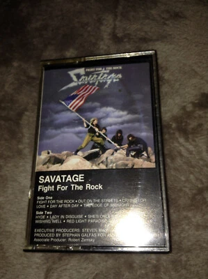 Savatage - Fight For The Rock - Cassette - 1986 - Image 1 of 4