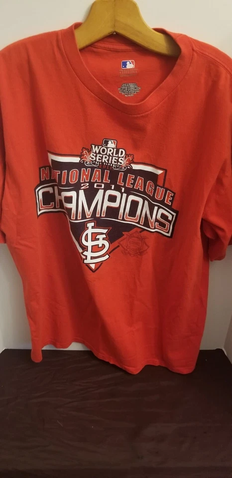 CAMISETA HOMBRE SAINT LOUIS CARDINALS MLB 2011 SERIE MUNDIAL CAMISETA TALLA X-GRANDE Foto 1 de 3