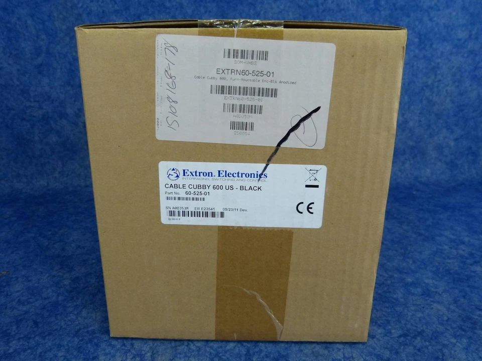 NEW! Extron Cable Cubby 600 NO AC Black / 60-714-00 / Black - NO AC Module (B1) - Image 1 of 1