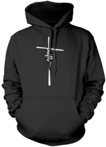 Sudadera con capucha Faith unisex cruz cristiana Jesús Dios iglesia servicio dominical Biblia - Imagen 1 de 12
