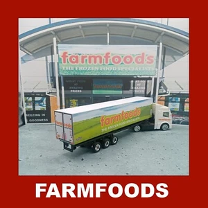 Farmfoods Ltd UK Supermarkt Container Anhänger LKW 45ft x 3 OO Spurweite - Bild 1 von 9