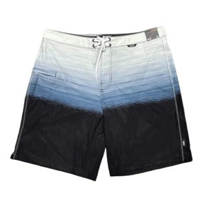 Brand New Mens Vans The Daily Halfsies Boardshorts Black/Pale Aqua 32 - Picture 1 of 1