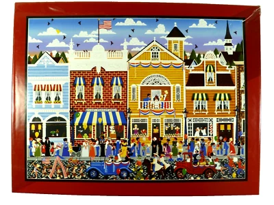rare Going Forth On The 4th 750 Pc Bits & Pieces Jigsaw Puzzle July USA Complete - Image 1 of 2