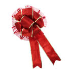 Double-Layer Christmas Bow for Wreath/Tree/Home - Red