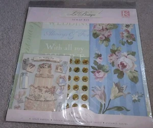 K&Company La Boutique Wedding 12x12 Scrapbook Kit - Picture 1 of 7