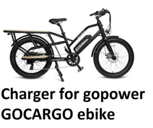 🔥power supply battery Charger for gopower GOCARGO go cargo electric bike - Picture 1 of 2