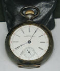 Vintage American Waltham Pocket Watch 17 Jewels 1891-1894 Silver Case