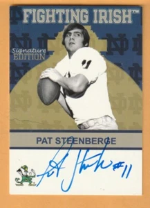 Pat Steenberge Notre Dame Irish AUTO 2004 TK Legacy Erie Pennsylvania - Picture 1 of 2