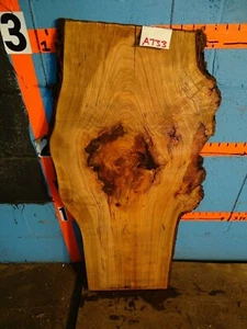 #A733 1 5/8" GROSOR cereza burl losa borde vivo    - Imagen 1 de 2