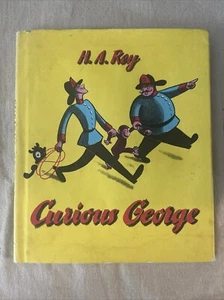 Curious George HC 1969 H.A.Rey Early Reinforced printing Vintage - Picture 1 of 8