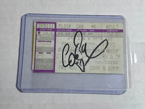 RARE COCO MONTOYA Autographed Ticket Stub ( W/ Tommy Castro) 11/7/2000 Auto - Picture 1 of 2