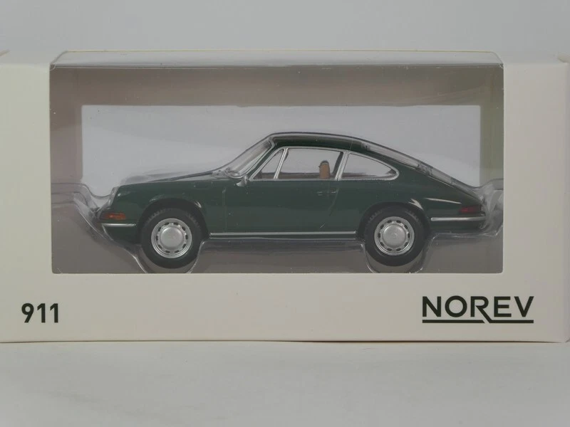 Porsche 911 (901) 1/43 1969 Verde Irlandese - Norev Jet-Car 750054