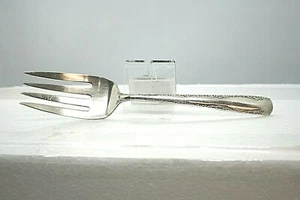 Horquilla para servir carne fría sólida mediana Gorham camellia plata esterlina 8 1/8" 73G - Imagen 1 de 8