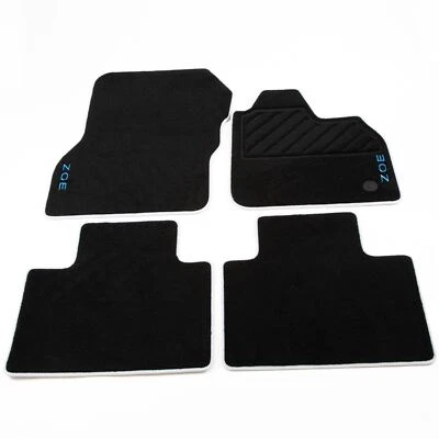 Genuine Renault Floor Mats Front Rear 4 Pieces Carpet RHD ZOE Z.E. 8201721494 - Image 1 of 4