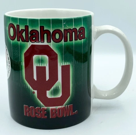 2003 OU Rose Bowl Coffee Mug Oklahoma University Sooners OFFICIALLY LICENSED Cover