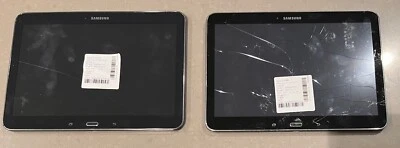 Lot of 2 As-is Samsung Galaxy Tab 4 SM-T537V 16GB 10.1" Wi-Fi + 4G LTE Verizon - Image 1 of 2