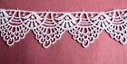 3yd.Rayon  Venise lace Trim Applique craft White Jewelry edge Baby Doll 1337