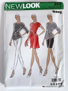 NEW LOOK 6519 Separates Kleid Top Hose Shorts Schnittmuster Misses Gr. 8-20 UNGESCHNITTEN - Bild 1 von 3