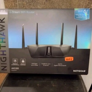 NETGEAR Nighthawk AX6 AX5300 Wi-Fi 6 Stream Router NEW Open Box. - Picture 1 of 4