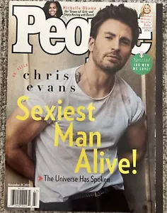 People Magazine Nov 2022 Chris Evans Sexiest Man Alive America MINT - NO LABEL - Picture 1 of 1