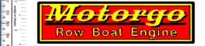 Vintage Retro Outboard  Motorgo Row Boat Engine Sears-Roebuck Chicago Patch - Imagen 1 de 1