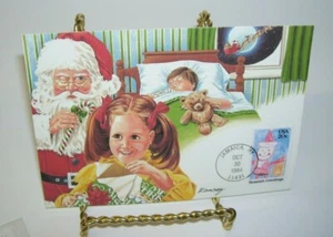 Christmas Postcard First Day of Issue Twas the Night Before 1984 FDC - Picture 1 of 1