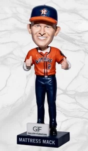 HOUSTON ASTROS 2023 MATTRESS MACK BOBBLEHEAD SGA LIMITED EDITION RARE BOBBLE NEW - Picture 1 of 1