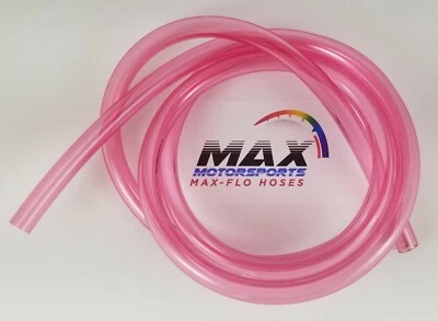 POR EL PIE - 1/8" (3,2mm) ID X 1/4" ROSA CLARO LÍNEA DE COMBUSTIBLE MANGUERA PEQUEÑA VENTILACIÓN CARBURADOR Foto 1 de 4