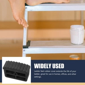 Juego de 2 Pies Antideslizantes Escalera Cubierta Protectora Muebles Protectores - Imagen 1 de 10