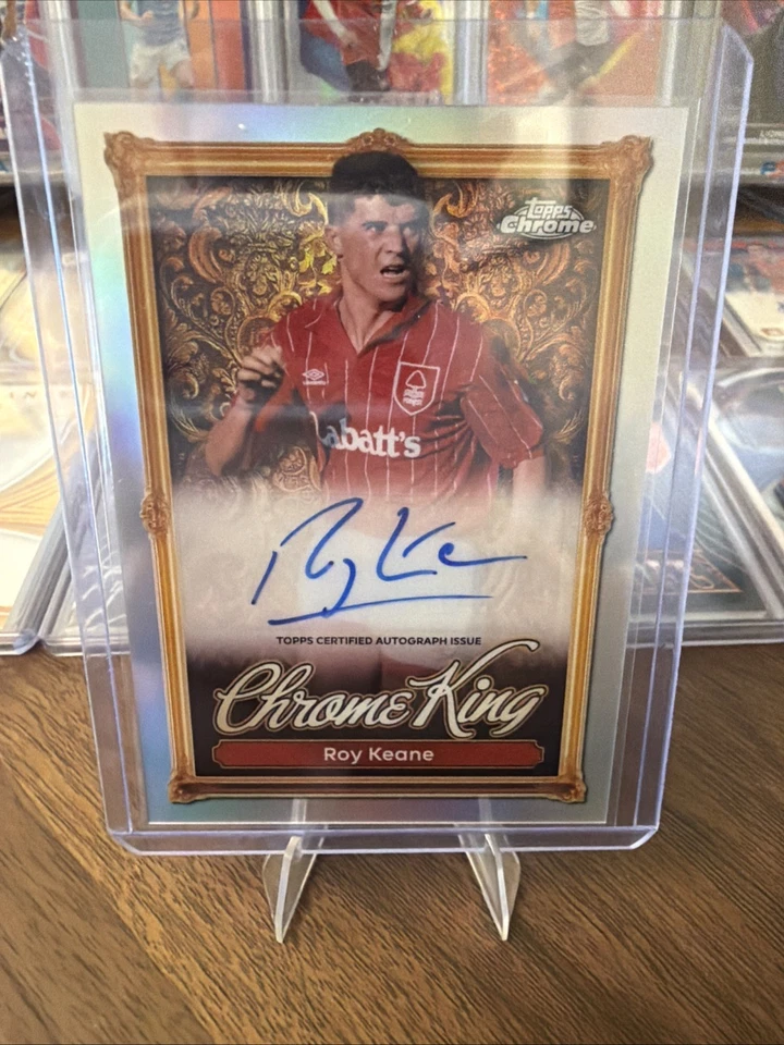 2025-26 Topps EPL - Roy Keane - Chrome King AUTO - Nottingham Forest/Man United Foto 1 de 2