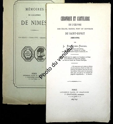Histoire du Gard: Chronique et cartulaire de l’œuvre du Saint-Esprit - Photo 1/4