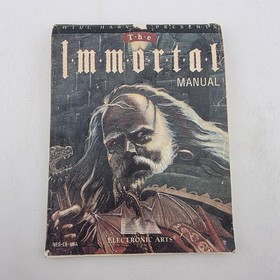 The Immortal - Manual & Insert Only - Nintendo Nes - Authentic (No Game)