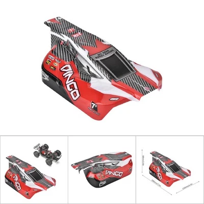 (Red D5602)Standard 1/16 Scale Off Road Body Shell RC Car Part For REMO - Image 1 of 4