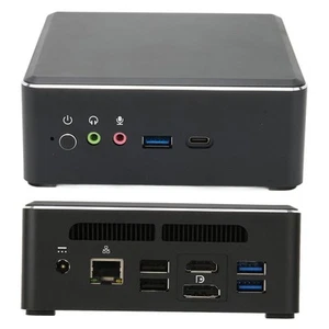 Mini Pc Quad Core Radeon Vega 10 Graphics 2.0Ghz To 3.6Ghz 4K Hd Type C Mi BUU - Afbeelding 1 van 12