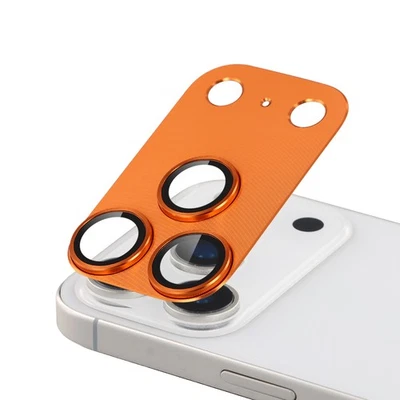 Capa protetora lente câmera metal para iPhone 17 Pro Max 16 15 14 13 Pro 12 - Imagem 1 de 4
