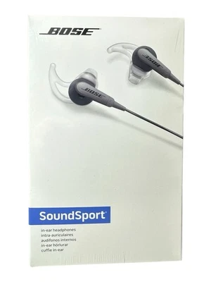 Bose SoundSport In-Ear Headphones Audio Only Charcoal Black (741776-0140) - Image 1 of 4