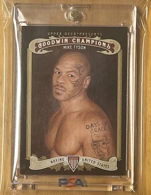 MIKE  TYSON 👑HOF/GOAT!!! 2012 UPPER DECK GOODWIN CHAMPIONS - Image 1 of 2
