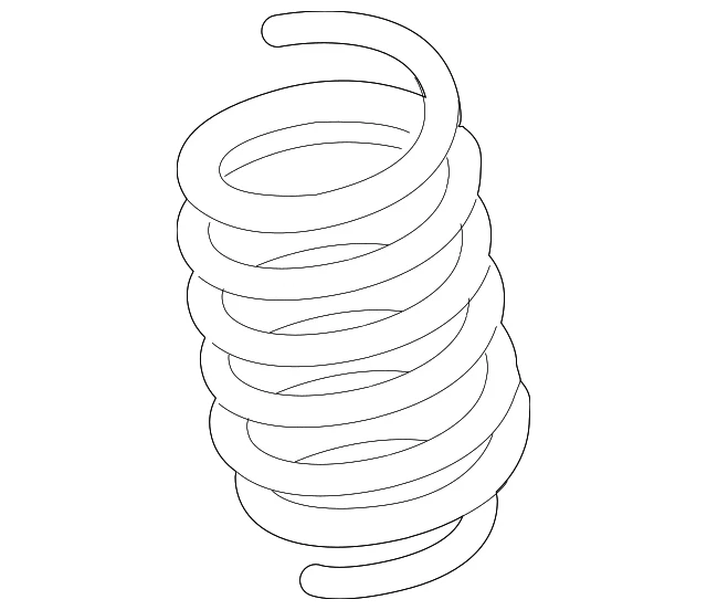 Muelle helicoidal original Ford 3W1Z-5310-BA Foto 1 de 3